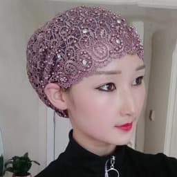New Beading Women's Turban Cap Embroidery Fashion Female Head Wraps Muslim Headscarf Bonnets Cancer Chemo Hat