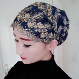 New Beading Women's Turban Cap Embroidery Fashion Female Head Wraps Muslim Headscarf Bonnets Cancer Chemo Hat