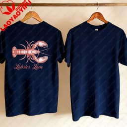Lobster Love Tee Fisherman T-Shirt New England Fisherman Aesthetic TShirt Coastal Vibes Apparel Beach Retro Tshirt Y2k Tops Tee