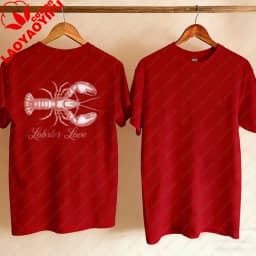 Lobster Love Tee Fisherman T-Shirt New England Fisherman Aesthetic TShirt Coastal Vibes Apparel Beach Retro Tshirt Y2k Tops Tee