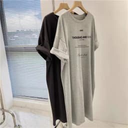 M-4XL Oversized Printed Casual Long T-Shirt Dress Summer Short Sleeve Korean Female Maxi Dress Clearance Vestidos De Mujer