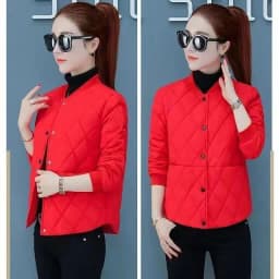 2025 New Lightweight Hooded Down Cotton Women Wear Fashion Short Coat Qulited Autumn Winter Cotton-Padded Jacket Female Black