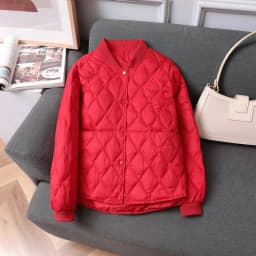 2025 New Lightweight Hooded Down Cotton Women Wear Fashion Short Coat Qulited Autumn Winter Cotton-Padded Jacket Female Black