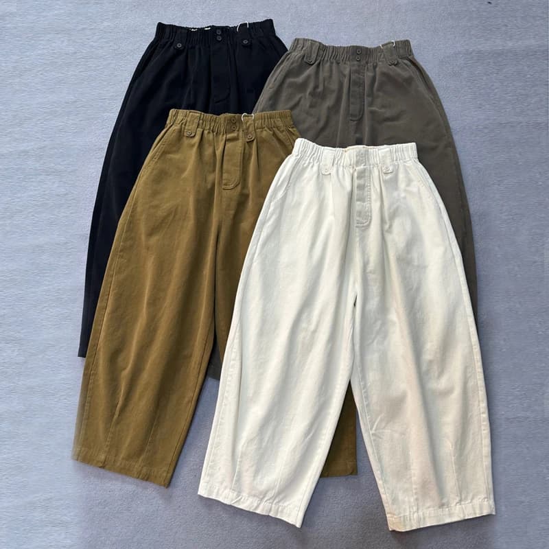 Johnature Cotton Harem Pants Women Autumn Winter New High Waist Elastic Loose Trousers Wide Leg Casual Pockets Pants