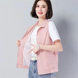 Casual Liner Summer Vest Women Basic Turndown Collar Sleeveless Jackets Solid Color Classic Female Waistcoat Chaleco Mujer 4XL