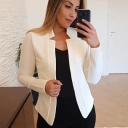 Women Thin Black Blazers Suit 2025 Female Spring Blazer Jackets Long Sleeve OL Casual Womens Slim Coats Femme Ladies White Tops