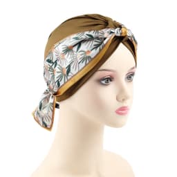 2023 New Removable Ribbon Turban Caps for Women Stretchy Headband Headscarf Bonnet Female Head Wraps Caps Hair Accessories