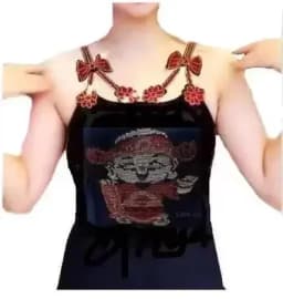 Summer Women Bead Work Camis Femme Padded Camisole Lady Sexy Bling Bling Gemstones bow knot Camis Tops