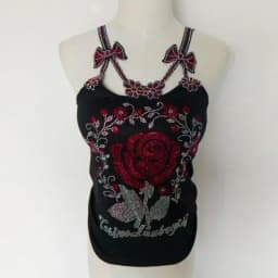 Summer Women Bead Work Camis Femme Padded Camisole Lady Sexy Bling Bling Gemstones bow knot Camis Tops