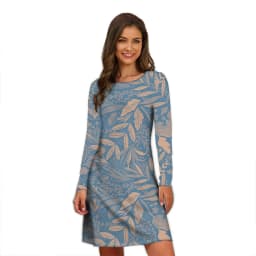 Elegant Leopard Print Women Dresses For 2022 Autumn Fashion Long Sleeve Loose Oversize Clothing Vintage Casual Mini A-Line Dress