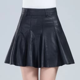 Woman Skirts Elegant Plus Size New Fashion Korean Style Genuine Real Leather Skirts High Waist Mini Skirt Womens Sexy Skirt
