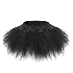 Adult Female Layered Tutu Mini Skirt Sexy Women Multilayer Mesh Tulle Showgirl Party Dance Skirts Plus Size Pettiskirt