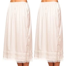 Lace Underskirt for Womens Petticoat Under Dress Long Skirt Safety Skirt Oversize Female Fashion Casual Clothes