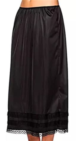 Lace Underskirt for Womens Petticoat Under Dress Long Skirt Safety Skirt Oversize Female Fashion Casual Clothes