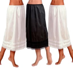 Lace Underskirt for Womens Petticoat Under Dress Long Skirt Safety Skirt Oversize Female Fashion Casual Clothes