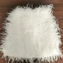 100% Ostrich Feather Length 50cm Women's Stretch Skirt Birthday Party Dress Multicolor Can Be Customized