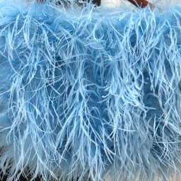 100% Ostrich Feather Length 50cm Women's Stretch Skirt Birthday Party Dress Multicolor Can Be Customized