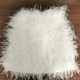 100% Ostrich Feather Length 50cm Women's Stretch Skirt Birthday Party Dress Multicolor Can Be Customized
