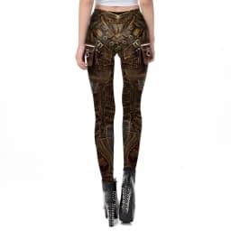 [You're My Secret] New Women's Legging for Fitness High Waist Leggins Punk Style Printed Legging Hip Push Up Tights Pants
