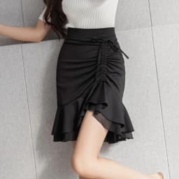 New Fashion High Waist Mini Skirt Women Clothes Ladies Casual Sexy Split Fishtail Skirts Female Girls Kawaii Black Skirt Py2311