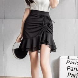 New Fashion High Waist Mini Skirt Women Clothes Ladies Casual Sexy Split Fishtail Skirts Female Girls Kawaii Black Skirt Py2311