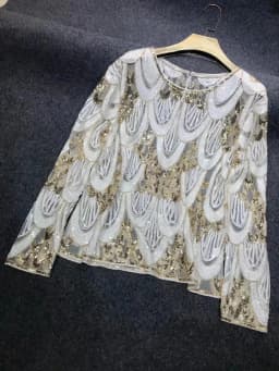 shiny gold t shirts women bling sequined t shirt tops