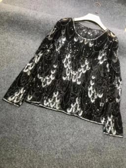 shiny gold t shirts women bling sequined t shirt tops