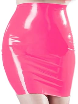 Wet Look PVC Skirts Shiny PU Leather Pencil Skirt Jupe Femme Tights Package Hip Micro Mini Faldas Hot Sexy Clubwear Gonna Saias