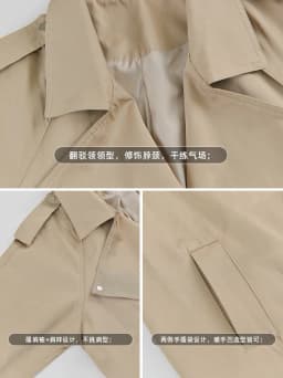 Fall Winter Thicken Khaki Long Trench Coats Women Casual Loose Cotton Padded Lined Gabardina Parkas New Warm Windbreaker Jacket
