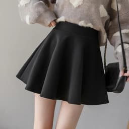 Autumn Fashion Women's Solid Color PU Pleated Skirts Winter Slim Fit High Waisted Unique Zippered Women Mini Leather Skirt