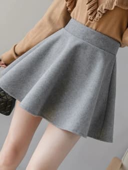Autumn Fashion Women's Solid Color PU Pleated Skirts Winter Slim Fit High Waisted Unique Zippered Women Mini Leather Skirt