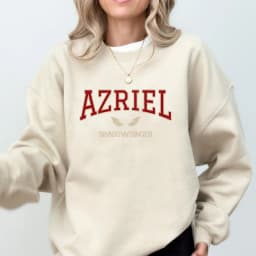 Acotar Azriel Shadowsinger Sweatshirt Bat Boys Wings Fan Club Women's Hoodie Book Reader Pullover Stretwear Womans Clothing