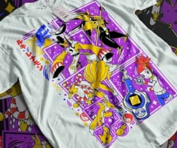 Camiseta Renamon camisa de Relemon Sakuyamon Taomon Rika Nonaka