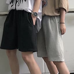 Women Shorts Summer Elastic Waist Korean Style Short High Waist Pants Fitness Running Shorts Harajuku Loose Casual Large Sports