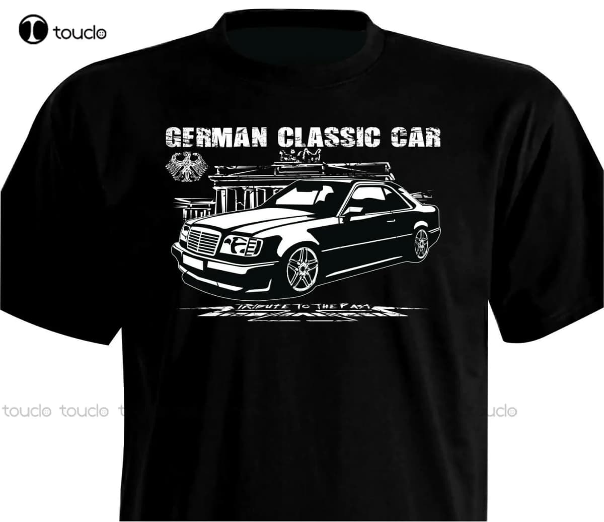T-Shirt Oldtimer W124 Coupe 320 Ce E 220 2,0–6,0 Litre 1984 - 1993 mens fishing shirts
