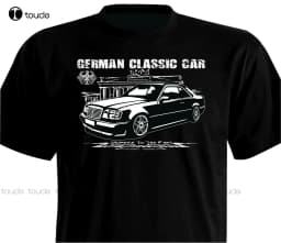 T-Shirt Oldtimer W124 Coupe 320 Ce E 220 2,0–6,0 Litre 1984 - 1993 mens fishing shirts