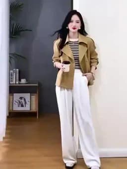 High End Suit Jacket For Petite Women 2026 Spring And Autumn New Casual Top Temperament Thin Windbreaker