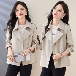 High End Suit Jacket For Petite Women 2026 Spring And Autumn New Casual Top Temperament Thin Windbreaker