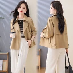 High End Suit Jacket For Petite Women 2026 Spring And Autumn New Casual Top Temperament Thin Windbreaker