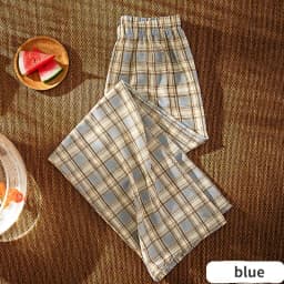 New Vintage Plaid Women Pants High Waist Wide Leg Straight Pant Loose Casual Female Trousers Wide Leg Pant Fashion Streetwear