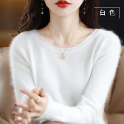 Autumn and Winter New Women's Sweater 100% Mink Cashmere Women's O-Neck Pullover Casual Knitting Basic Fashion Oversize Top