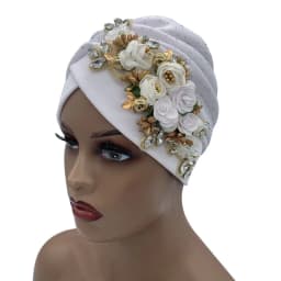 2024 Luxury Rhinestone Turban Cap for Women Afrcian Geles Headtie Ready Nigeria Auto Gele Female Head Wraps Bonnet Turbante