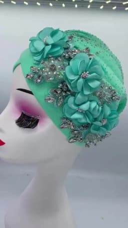 2024 Luxury Rhinestone Turban Cap for Women Afrcian Geles Headtie Ready Nigeria Auto Gele Female Head Wraps Bonnet Turbante