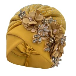2024 Luxury Rhinestone Turban Cap for Women Afrcian Geles Headtie Ready Nigeria Auto Gele Female Head Wraps Bonnet Turbante