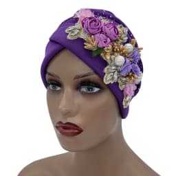 2024 Luxury Rhinestone Turban Cap for Women Afrcian Geles Headtie Ready Nigeria Auto Gele Female Head Wraps Bonnet Turbante