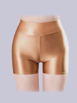Sexy Women Smooth Shiny Satin Shorts Show Hip Wetlook Summer Shorts Candy Color Bottom Wear Safety Short Fashion Sexy Leggings