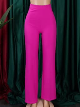Women Shiny Yellow Capris Pants High Waist Trousers Office Work Lady Full Length Summer Bottoms Capris 2027 Spring Summer