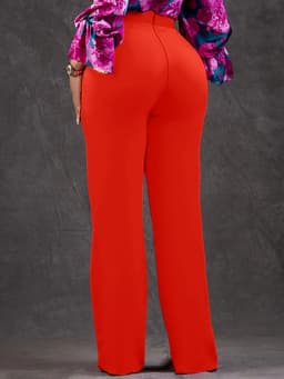 Women Shiny Yellow Capris Pants High Waist Trousers Office Work Lady Full Length Summer Bottoms Capris 2027 Spring Summer
