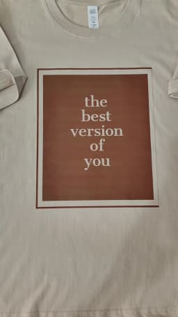 The Best Version Of You Cotton Print Women Tshirt Hip Hop Sport Tshirt Casual Essential All-Match Tee Shirtfashion Street Tshirt