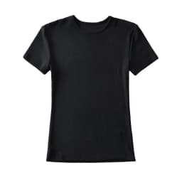 Casual Summer Woman Skinny Fit T-shirt Tight Short-Sleeve O-neck Tee Basic Solid Crop Tops T Shirt